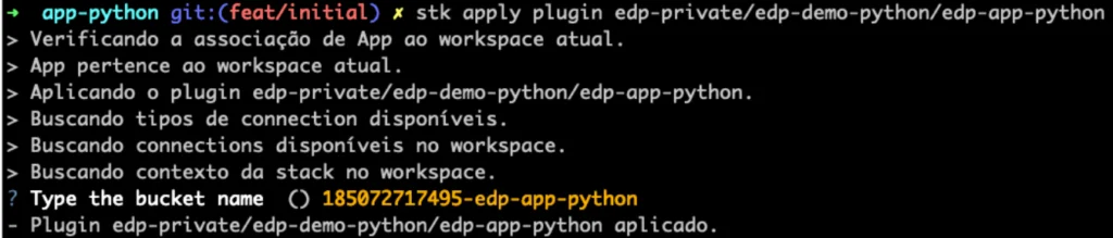 Imagem do conteúdo sobre Plataforma de desenvolvimento, onde há uma tela que mostra o Plugin que gera o Python de exemplo.